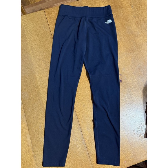 The North Face Women's Leggings Medium Navy Blue High Rise Activewear A5A2E - Picture 1 of 10